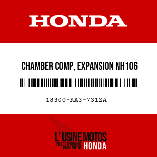 image de 18300-KA3-731ZA CHAMBER COMP, EXPANSION NH106 