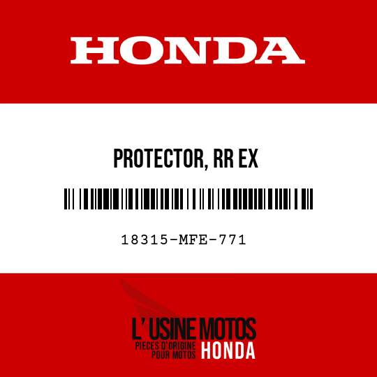 image de 18315-MFE-771 PROTECTOR, RR EX