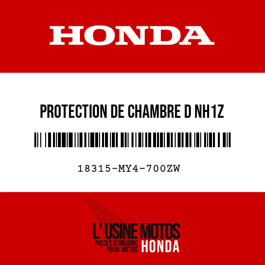 image de 18315-MY4-700ZW PROTECTION DE CHAMBRE D NH1Z 