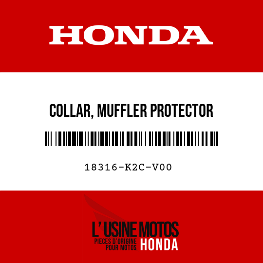 image de 18316-K2C-V00 COLLAR, MUFFLER PROTECTOR