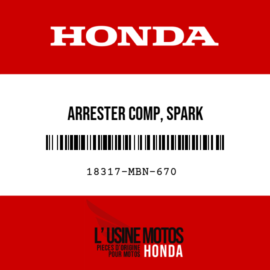 image de 18317-MBN-670 ARRESTER COMP, SPARK