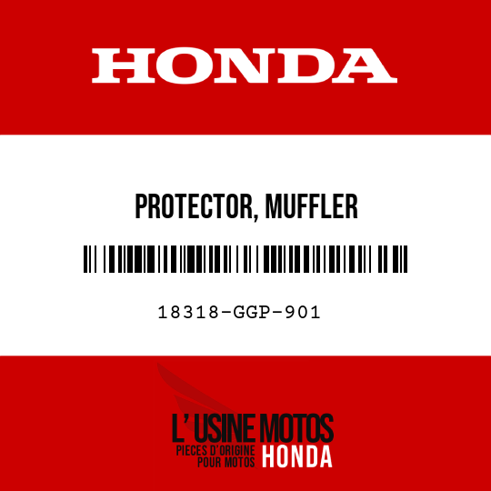 image de 18318-GGP-901 PROTECTOR, MUFFLER