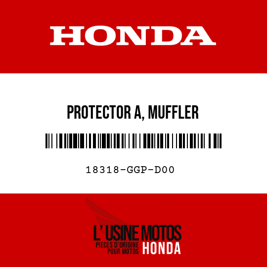 image de 18318-GGP-D00 PROTECTOR A, MUFFLER