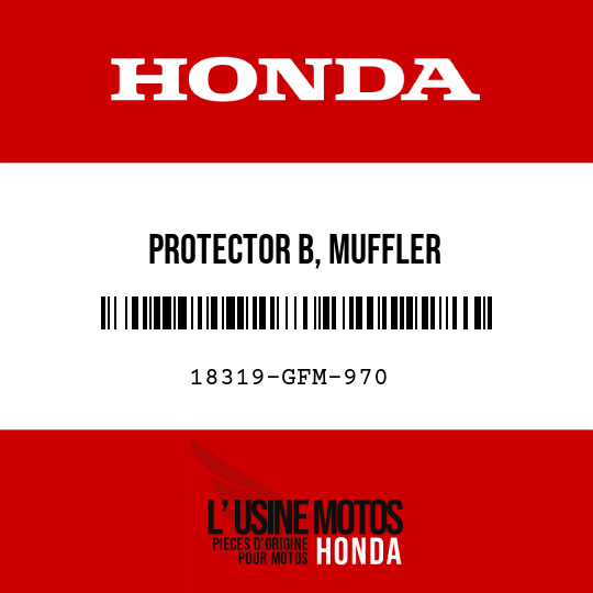 image de 18319-GFM-970 PROTECTOR B, MUFFLER