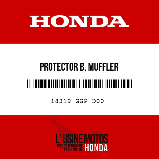image de 18319-GGP-D00 PROTECTOR B, MUFFLER