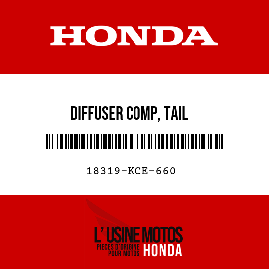 image de 18319-KCE-660 DIFFUSER COMP, TAIL