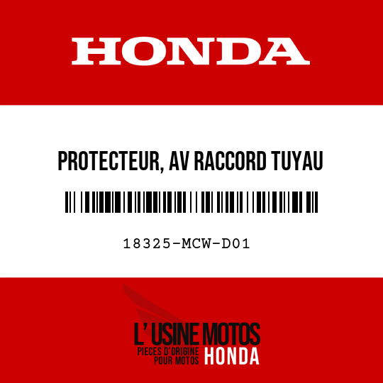 image de 18325-MCW-D01 PROTECTEUR, AV RACCORD TUYAU