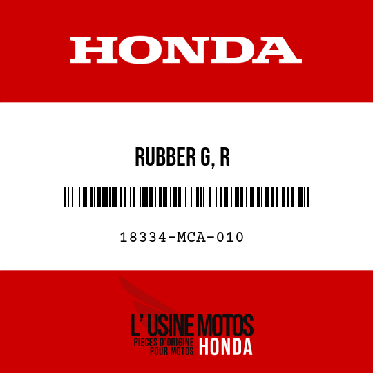 image de 18334-MCA-010 RUBBER G, R