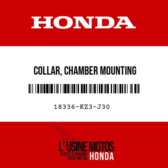 image de 18336-KZ3-J30 COLLAR, CHAMBER MOUNTING