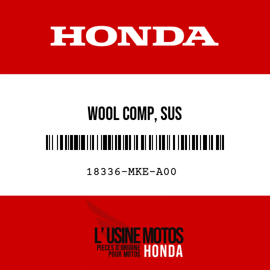 image de 18336-MKE-A00 WOOL COMP, SUS