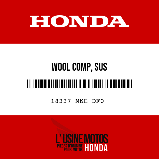 image de 18337-MKE-DF0 WOOL COMP, SUS