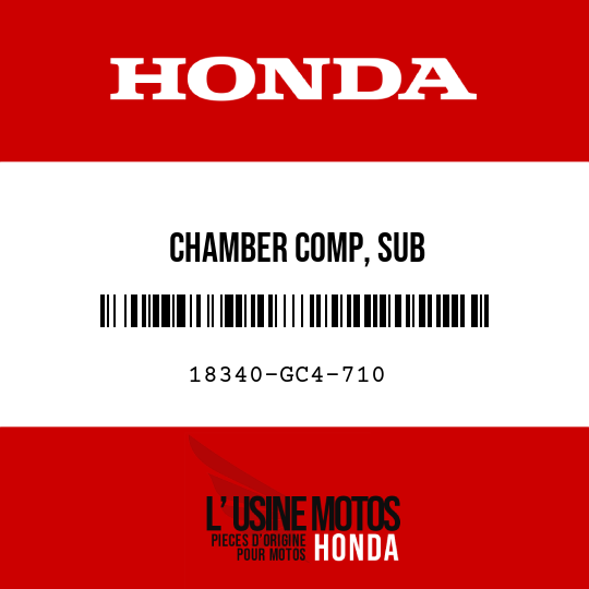 image de 18340-GC4-710 CHAMBER COMP, SUB
