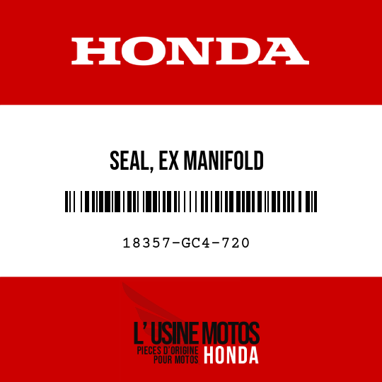 image de 18357-GC4-720 SEAL, EX MANIFOLD