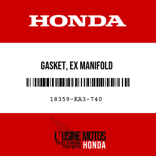 image de 18359-KA3-740 GASKET, EX MANIFOLD