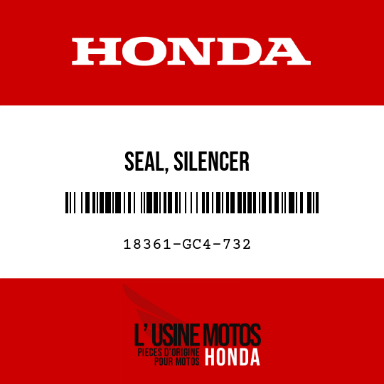 image de 18361-GC4-732 SEAL, SILENCER