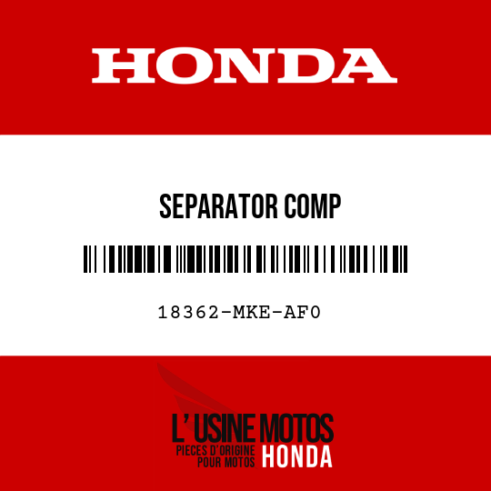 image de 18362-MKE-AF0 SEPARATOR COMP