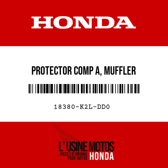 image de 18380-K2L-DD0 PROTECTOR COMP A, MUFFLER