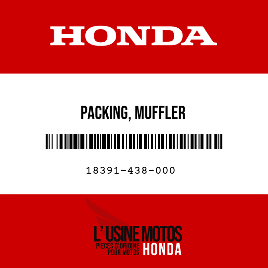 image de 18391-438-000 PACKING, MUFFLER