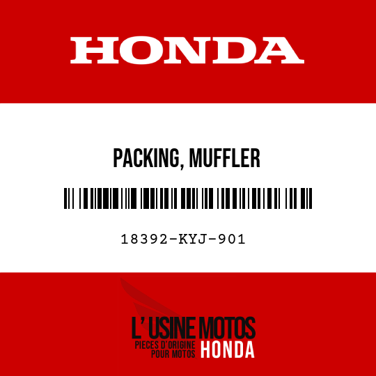 image de 18392-KYJ-901 PACKING, MUFFLER