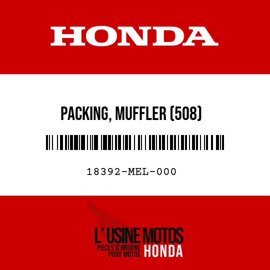 image de 18392-MEL-000 PACKING, MUFFLER (508)