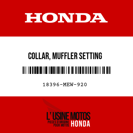 image de 18396-MEW-920 COLLAR, MUFFLER SETTING