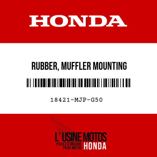 image de 18421-MJP-G50 RUBBER, MUFFLER MOUNTING