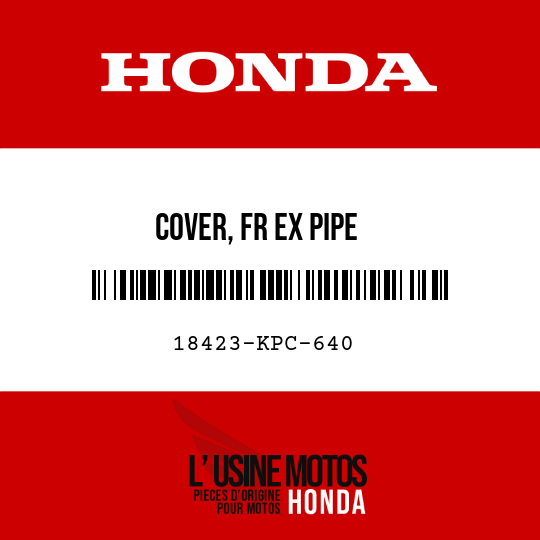 image de 18423-KPC-640 COVER, FR EX PIPE