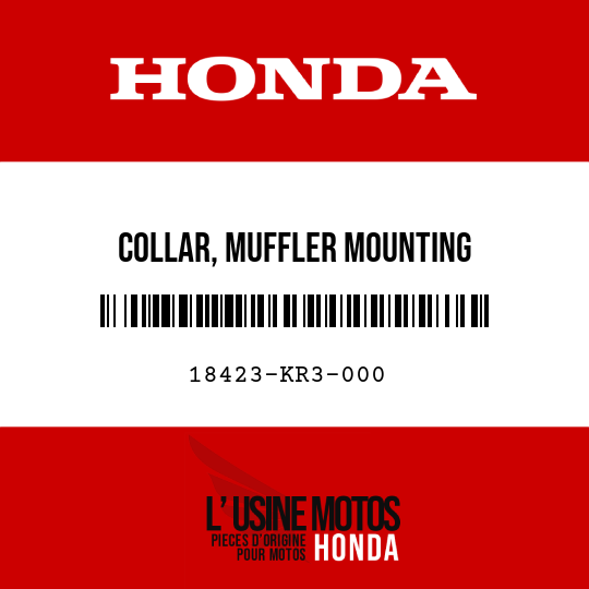 image de 18423-KR3-000 COLLAR, MUFFLER MOUNTING
