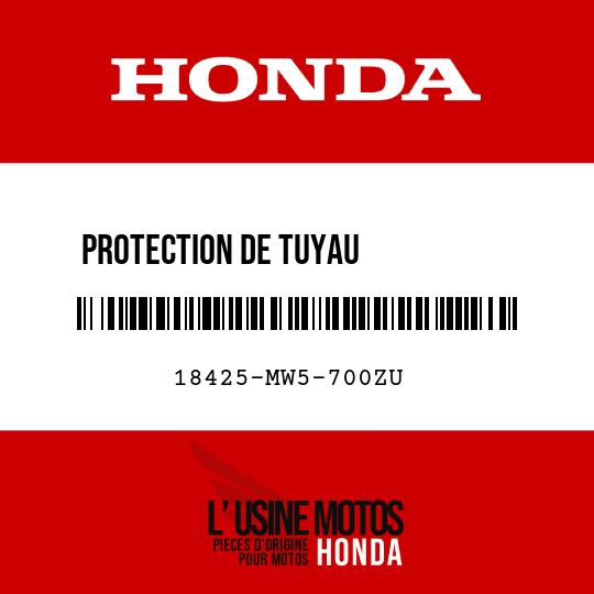 image de 18425-MW5-700ZU PROTECTION DE TUYAU           D'CHAPPEMENT G TYPE29 