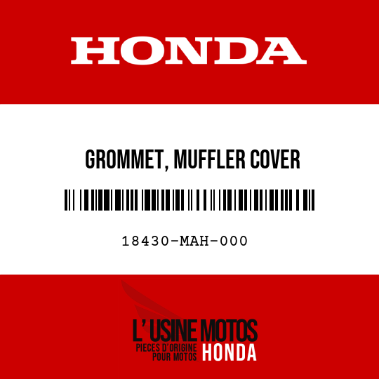 image de 18430-MAH-000 GROMMET, MUFFLER COVER