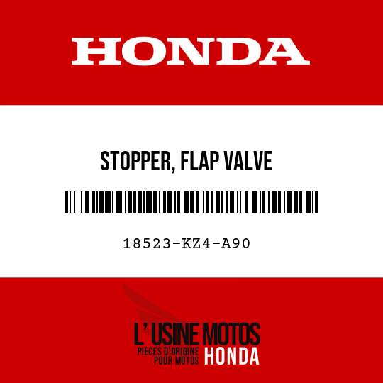 image de 18523-KZ4-A90 STOPPER, FLAP VALVE
