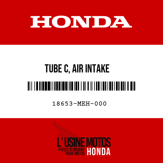 image de 18653-MEH-000 TUBE C, AIR INTAKE