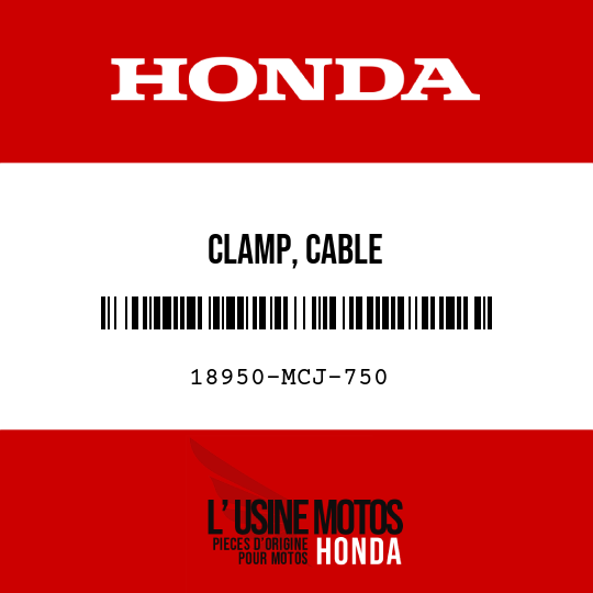 image de 18950-MCJ-750 CLAMP, CABLE