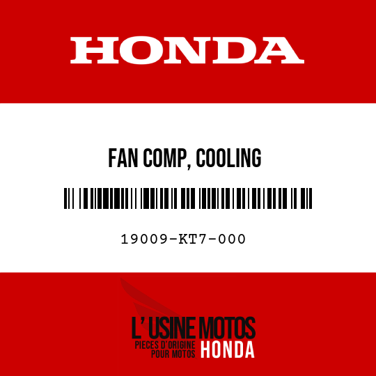 image de 19009-KT7-000 FAN COMP, COOLING