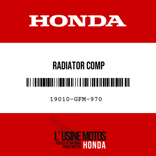image de 19010-GFM-970 RADIATOR COMP