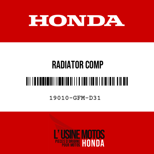 image de 19010-GFM-D31 RADIATOR COMP