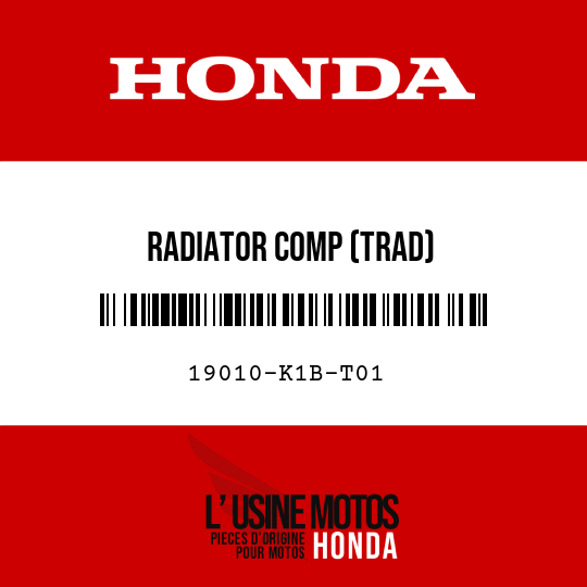 image de 19010-K1B-T01 RADIATOR COMP (TRAD)