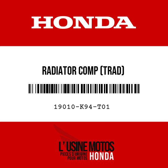 image de 19010-K94-T01 RADIATOR COMP (TRAD)