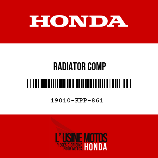 image de 19010-KPP-861 RADIATOR COMP