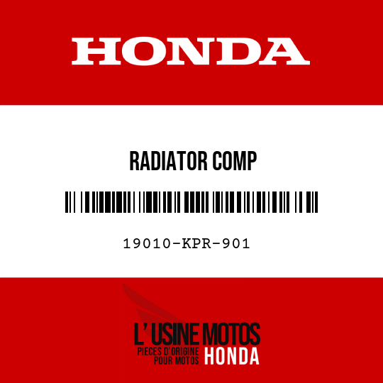 image de 19010-KPR-901 RADIATOR COMP