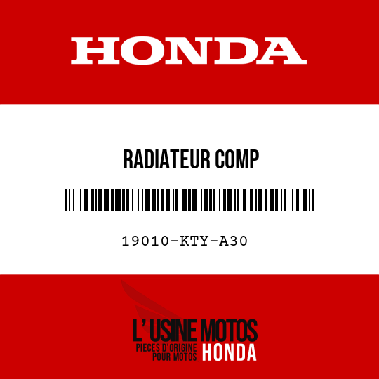 image de 19010-KTY-A30 RADIATEUR COMP