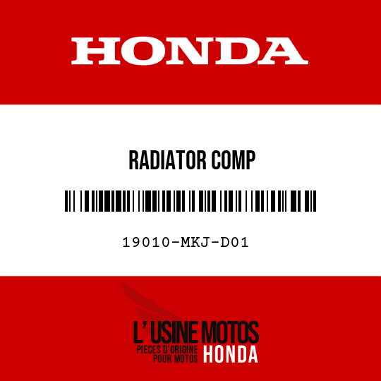image de 19010-MKJ-D01 RADIATOR COMP