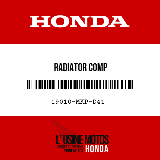 image de 19010-MKP-D41 RADIATOR COMP