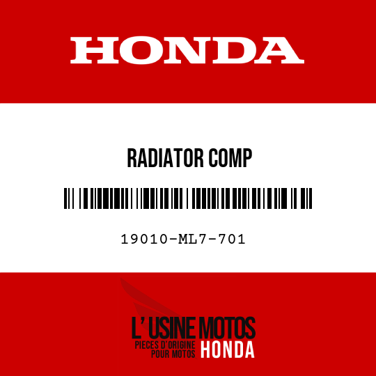 image de 19010-ML7-701 RADIATOR COMP