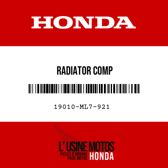 image de 19010-ML7-921 RADIATOR COMP
