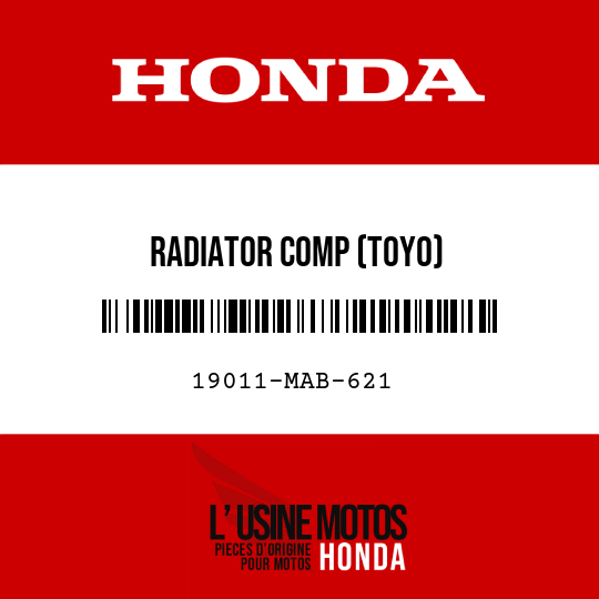 image de 19011-MAB-621 RADIATOR COMP (TOYO)