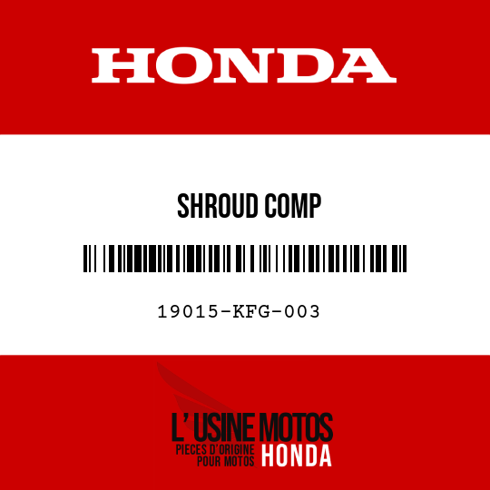 image de 19015-KFG-003 SHROUD COMP
