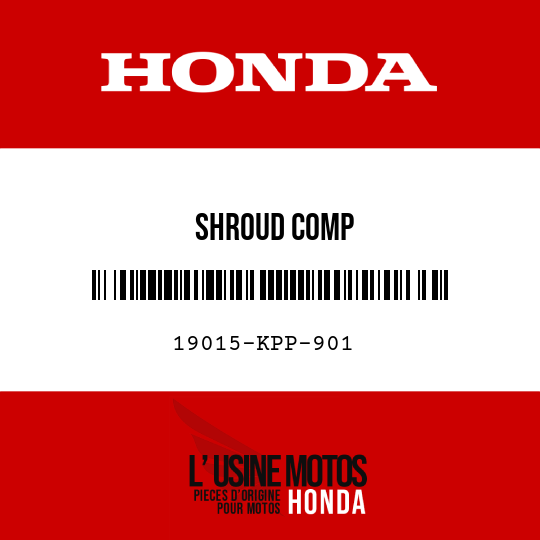 image de 19015-KPP-901 SHROUD COMP