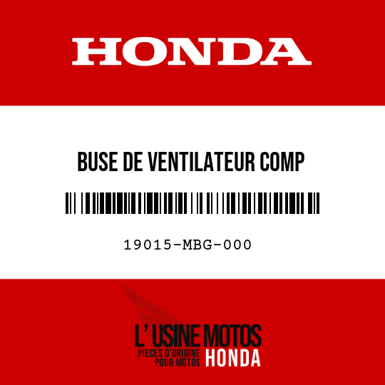 image de 19015-MBG-000 BUSE DE VENTILATEUR COMP