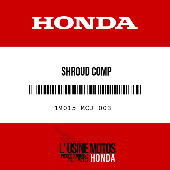 image de 19015-MCJ-003 SHROUD COMP